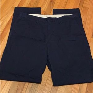 Final sale. Men’s navy J.crew khakis. Size 34x34.